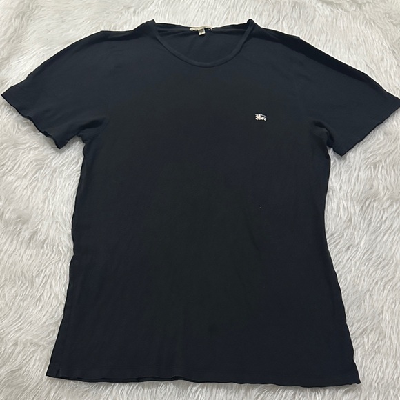 Burberry Black Short Sleeve Tee with defect - Picture 1 of 7